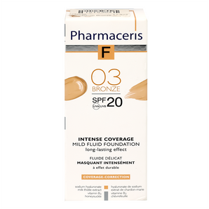 Pharmaceris F Intense Fluid Foundation SPF 20 - 03 Bronze 30 ml