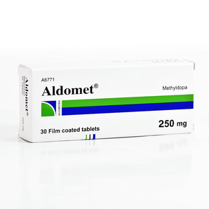 Aldomet 250 mg 30 Tabs For High Blood Pressure