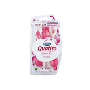 Schick Quattro Women Disposable Razor 3 Pcs