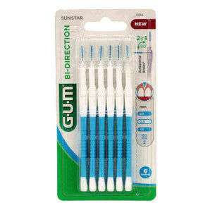 Butler Gum Bi-Direction Interdental Brush 0.9 mm 6 Pcs 2314