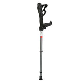 FDI Ergodynamic Elbow Crutch Black With Black Grip (L) EDL 02/02 1 Pc