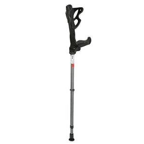FDI Ergodynamic Elbow Crutch Black With Black Grip (L) EDL 02/02 1 Pc