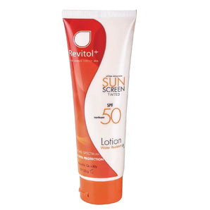 لوشن واقٍ من الشمس ريفيتول بدرجة حماية SPF 50 وملوّن، 120 غرامًا