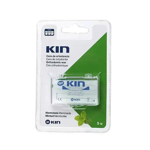 Kin Orthodontic Wax Mint Flavour 5'S