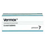 Vermox 100 mg 6 Tabs Anti Anthelmintic