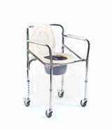 Commode Folding With Wheel FS696