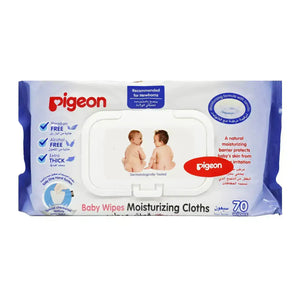 Pigeon Baby Moisturizing Wipes 70'S 26539 for daily hygiene