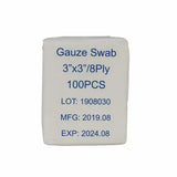 Gauze Swab 3*3 Inch 100 Pcs