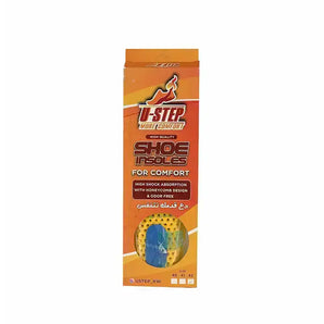 U-STEP Shoe Insoles For Comfort Honey Comb Design Size 42