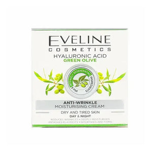 Eveline Hyaluronic Acid Green Olive Anti Wrinkle Cream 50 ml