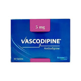 Vascodipine 5 mg Tabs 30'S For Hypertension