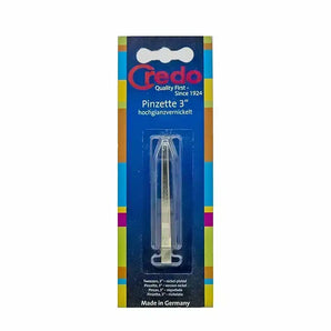 Credo Nickel Plated Tweezer 3"