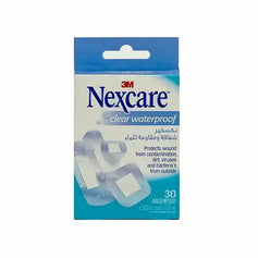 Nexcare Clear Waterproof Assorted Bandages 30 Pcs