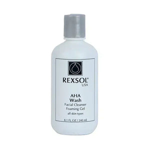 Rexsol AHA Wash Facial Cleanser Foaming Gel 240 ml