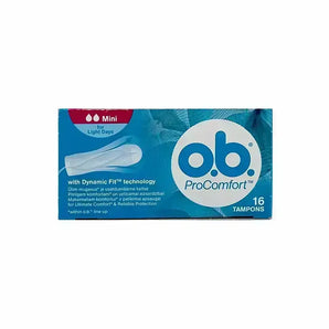 Johnson O.B. Pro Comfort Mini Tampons 16 Pcs