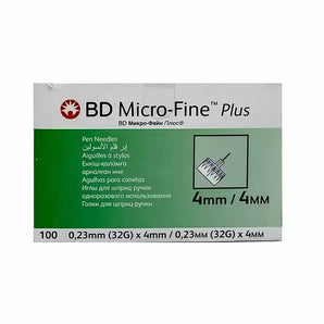 BD Micro-Fine Plus Pen Needles 32Gx4mm 100 Pcs