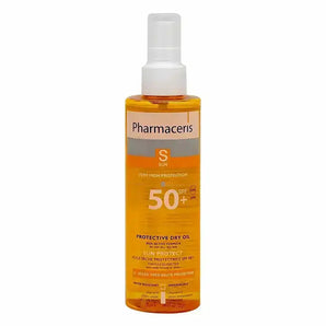 زيت جاف واقٍ من الشمس Pharmaceris S بعامل حماية SPF 50+، 200 مل