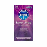 Skins Extra Large Condoms 12 Pcs