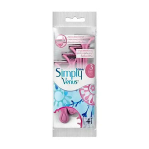 Gillette Simply Venus (3 Blades) 4 Disposable Razors