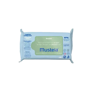 Mustela Baby Cleansing Wipes With Natural Avocado 60 Pcs