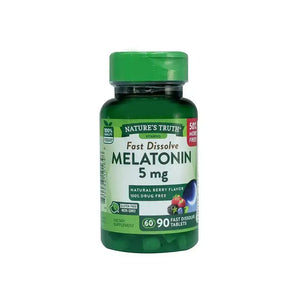 Nature's Truth F/D Melatonin 5 mg with Berry Flavor 90 Tabs
