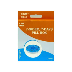 Care Well 7 Sided, 7 Days Pill Box