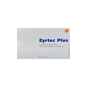 Zyrtec Plus 5/120 mg 14 Tabs
