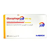 Glucophage XR 500 mg 30 Tabs For Diabetes