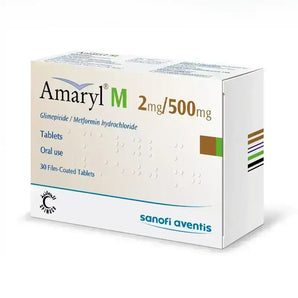 أماريل M 2/500 ملغ، 30 قرصًا
