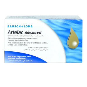 Artelac Advanced Eye Drops 30'S as moisturizing eye drops