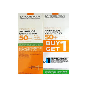 LA Roche Posay Anthelios SPF 50+ Anti Shine Gel Cream Offer 1+1