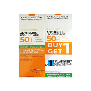 LA Roche Posay Anthelios SPF 50+ Anti Shine Gel Cream Offer 1+1
