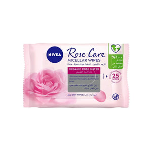 Nivea Micellar Rose water Wipes 25'S