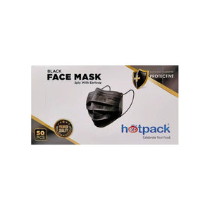 Black Face Mask Multiple Protection 50 Pcs