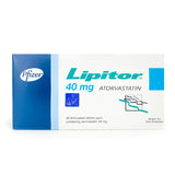 Lipitor 40 mg 30 Tabs For High Cholesterol