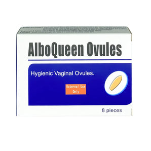 Albo Queen Vaginal Ovules 8'S for vaginal inflammations