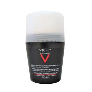 Vichy Homme Deodorant Anti Perspirant 72 Hrs 50 mL (Black) 81246 to get rid of perspirant