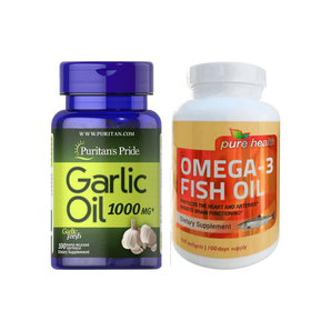 package P.Pride Garlic Oil + Pure H Omega 3