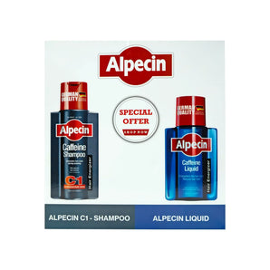 Alpecin Package Caffeine Liquid + Caffeine C1 Shampoo