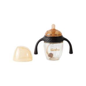 زجاجة رضاعة بيبينا للأطفال - بني - 180ml +3 M
