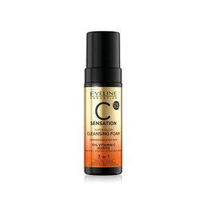 Eveline C Sensation Super Glow Cleansing Foam 3 in 1 - 150ml